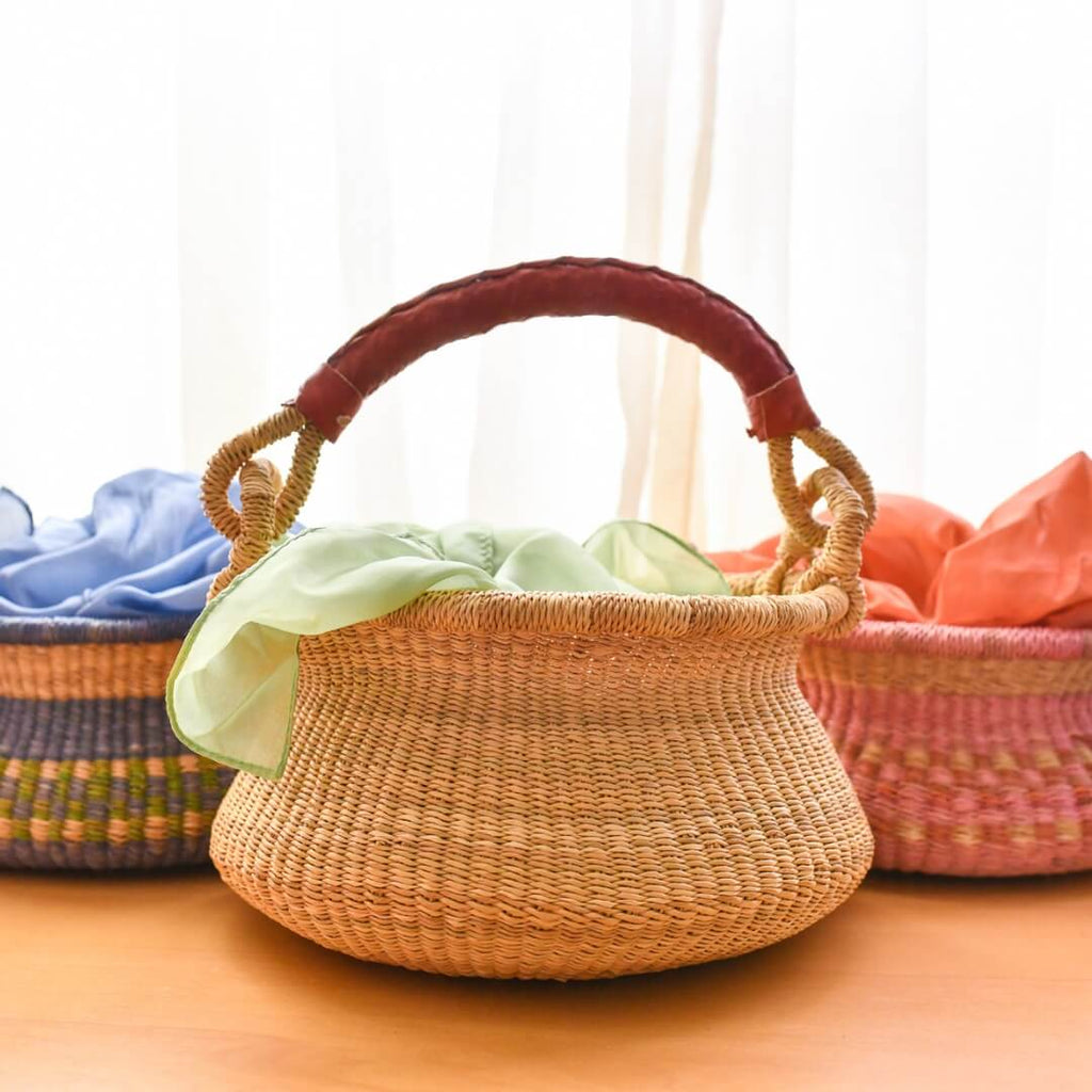 Natural Swing Bolga Basket