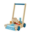 Wooden Baby Walker & Block Set