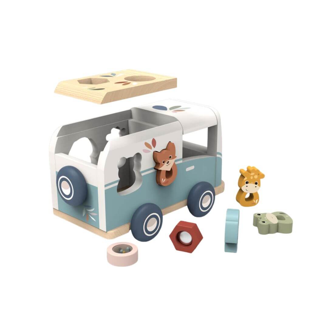 Wooden Van Shape Sorter