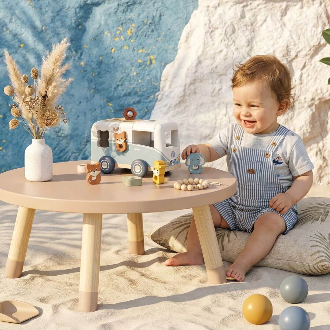 Wooden Van Shape Sorter