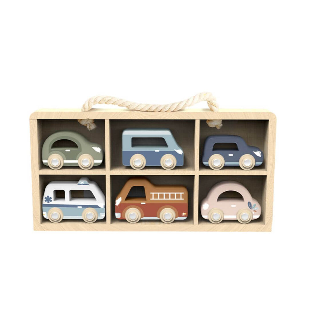 Wooden Toy Car Set