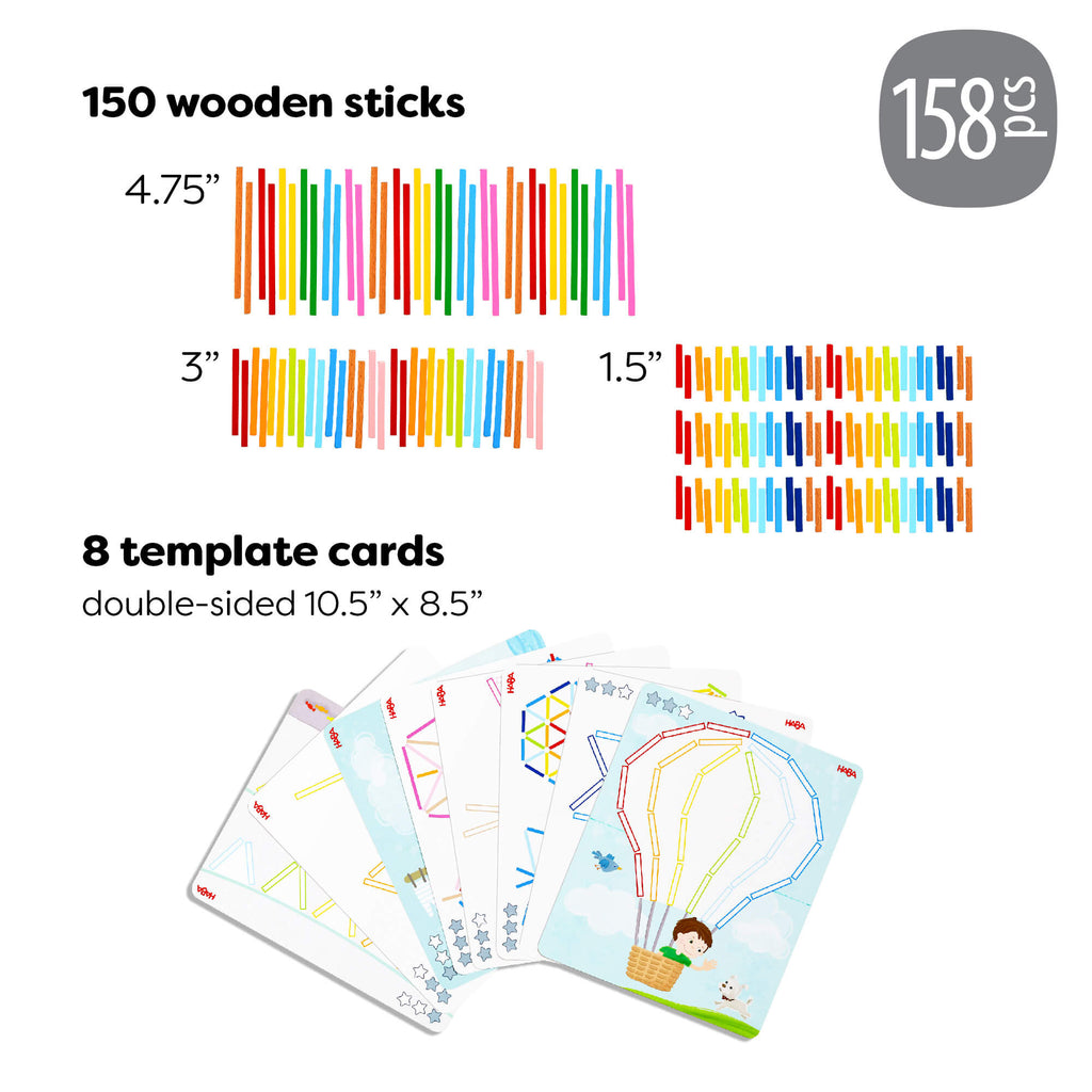 Stabix Wooden Arranging & Matching Game