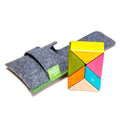 Pocket Pouch Prism Wooden Magnetic Blocks - Tints