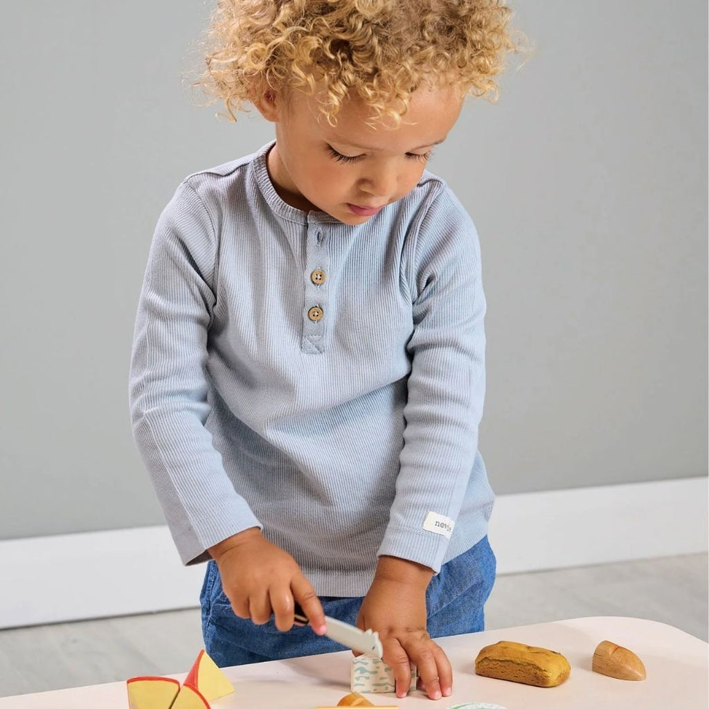 Mouse-shaped Wooden Cheese Board Play Set