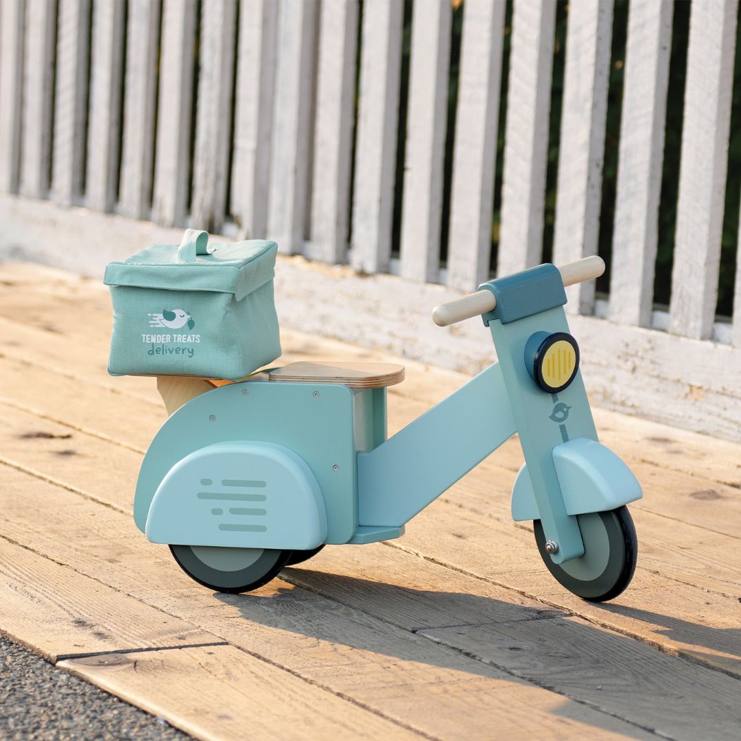 Wooden Delivery Scooter