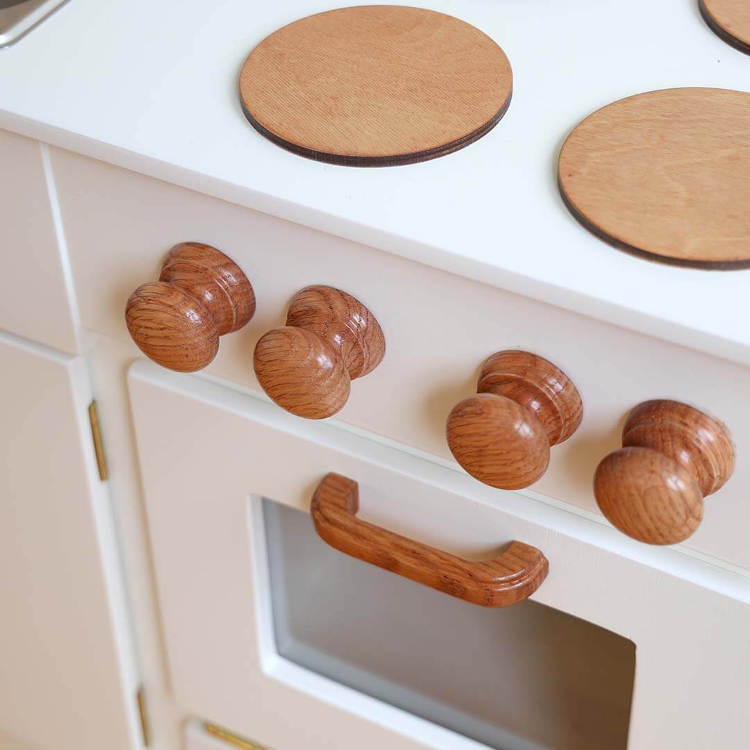 Classic Wooden Play Kitchen - White